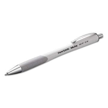 Paper Mate® Inkjoy 700 Rt Ballpoint Pen, Retractable, Medium 1 Mm, Black Ink, White Barrel, Dozen freeshipping - TVN Wholesale